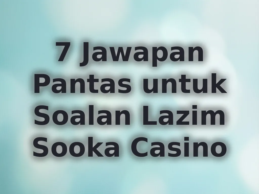 Soalan lazim Sooka